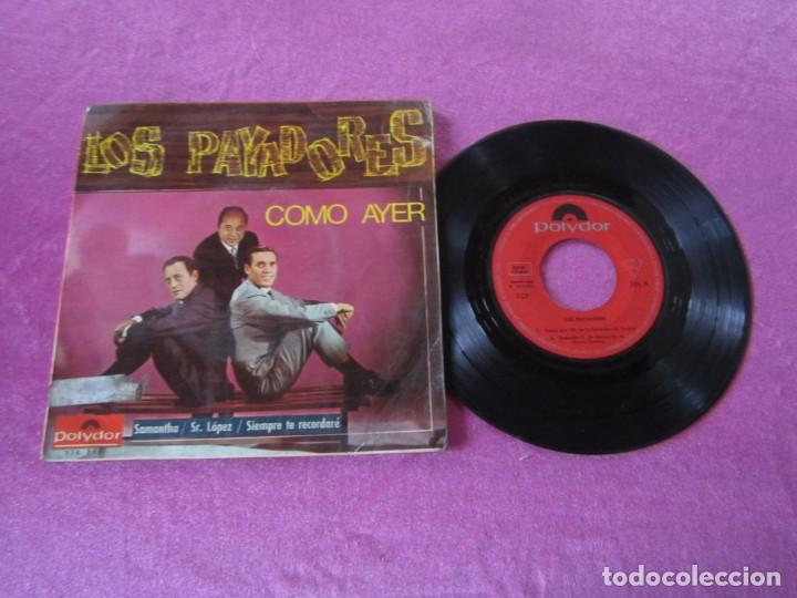 Discos de vinilo: LOS PAYADORES - COMO AYER EP - Foto 1