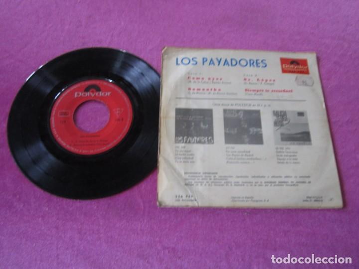 Discos de vinilo: LOS PAYADORES - COMO AYER EP - Foto 2