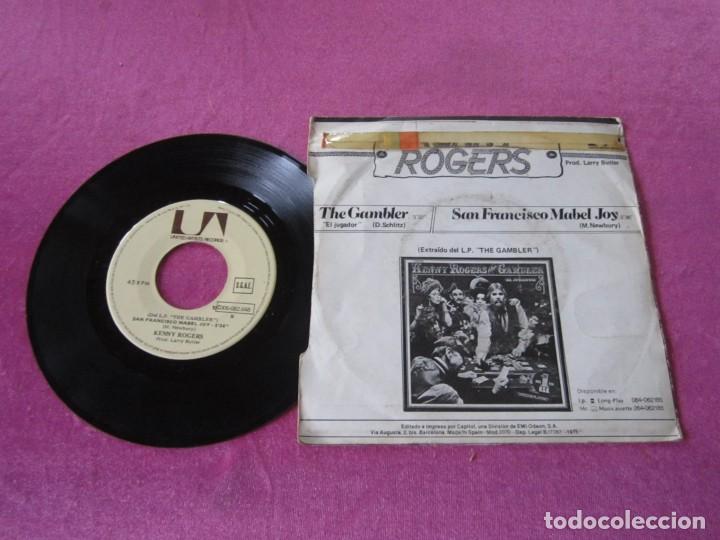Discos de vinilo: KENNY ROGERS THE GAMBEER SINGLE - Foto 2