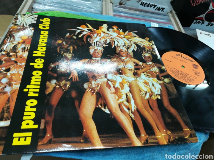 Disques de vinyle: El puro ritmo de havana club lp cuba areito 1987