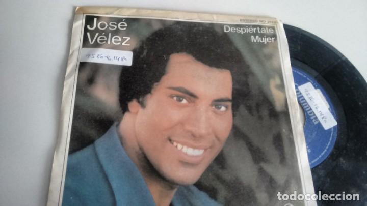 Discos de vinilo: SINGLE (VINILO) DE JOSE VELEZ A&Ntilde;OS 80 - Foto 1