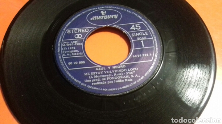 Discos de vinilo: AZUL Y NEGRO Mar de la tranquilidad - Foto 1