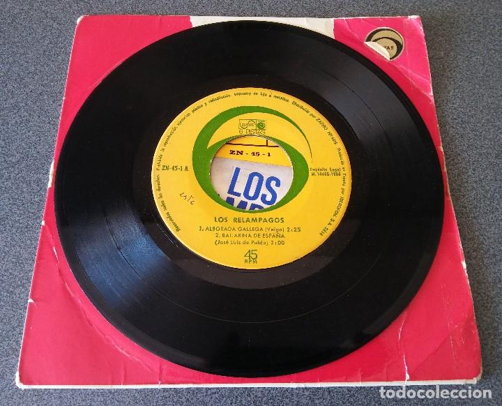 Discos de vinilo: Los Rel&aacute;mpagos Alborada Gallega - Foto 2