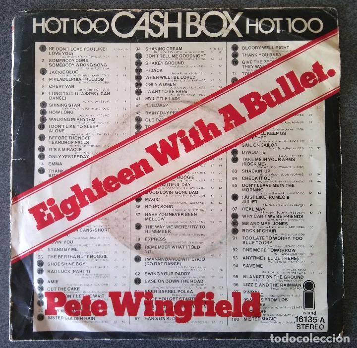 Discos de vinilo: Pete Wingfield Eighteen With a Bullet - Foto 1