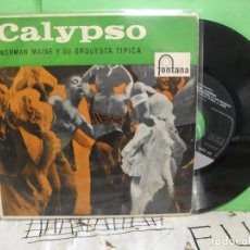 Discos de vinilo: ORQUESTA NORMAIN MAINE CALYPSO 4 TEMAS EP SPAIN 1958 PDELUXE. Lote 145690514