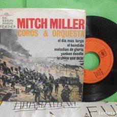 Discos de vinilo: ORQUESTA Y COROS MITCH MILLER EL DIA MAS LARGO + 3 EP SPAIN 1962 PDELUXE. Lote 145691230