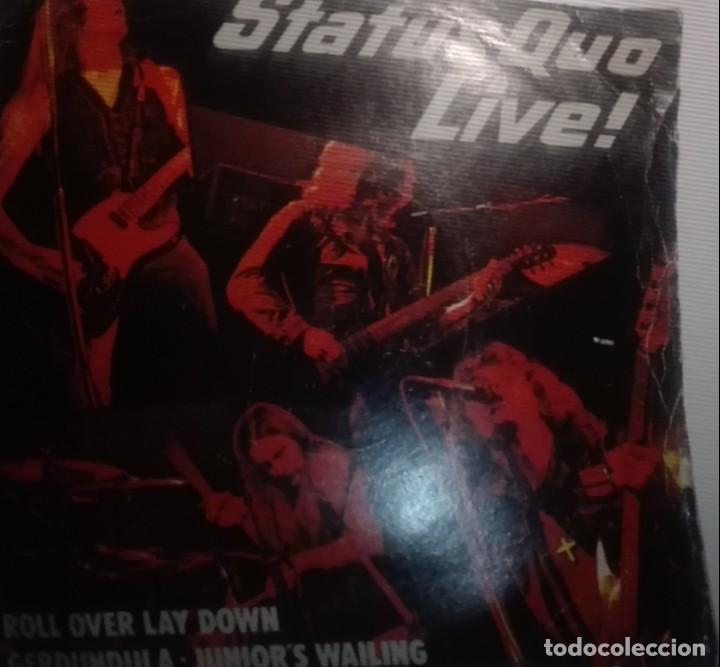 Discos de vinilo: STATUS QUO LIVE - ROLL OVER LAY DOW - Foto 1