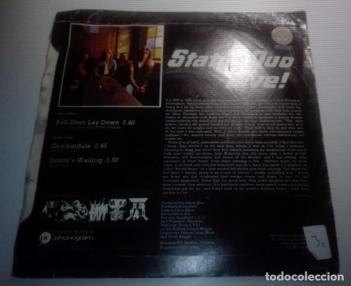 Discos de vinilo: STATUS QUO LIVE - ROLL OVER LAY DOW - Foto 2