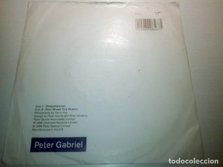 Discos de vinilo: PETER GABRIEL - SLEDGEHAMMER - - Foto 2
