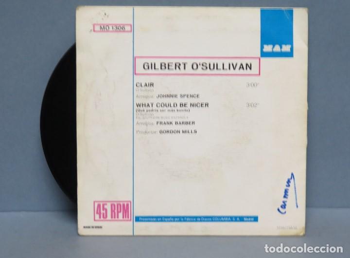 Discos de vinilo: SINGLE. GILBERT O&acute;SULLIVAN. CLAIR - Foto 2
