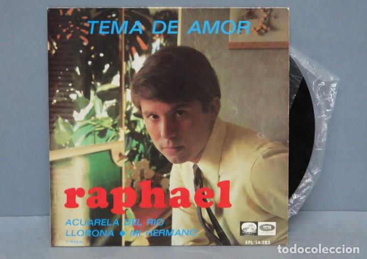 Discos de vinilo: EP. RAPHAEL. TEMA DE AMOR + 3 - Foto 1