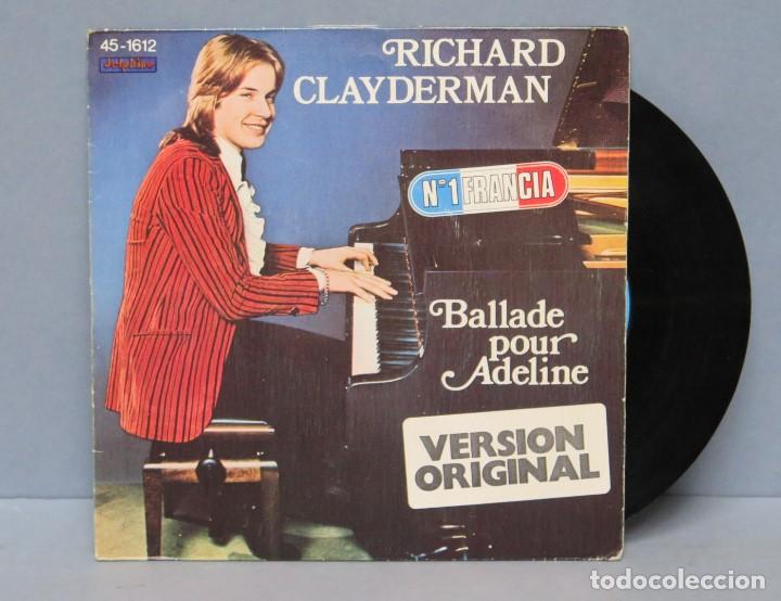 Discos de vinilo: SINGLE. RICHARD CLAYDERMAN. BALADA PARA ADELINA - Foto 1