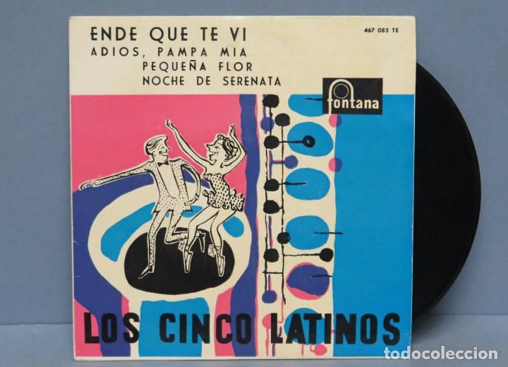 Discos de vinilo: EP. LOS CINCO LATINOS. ENDE QUE TE VI + 3 - Foto 1