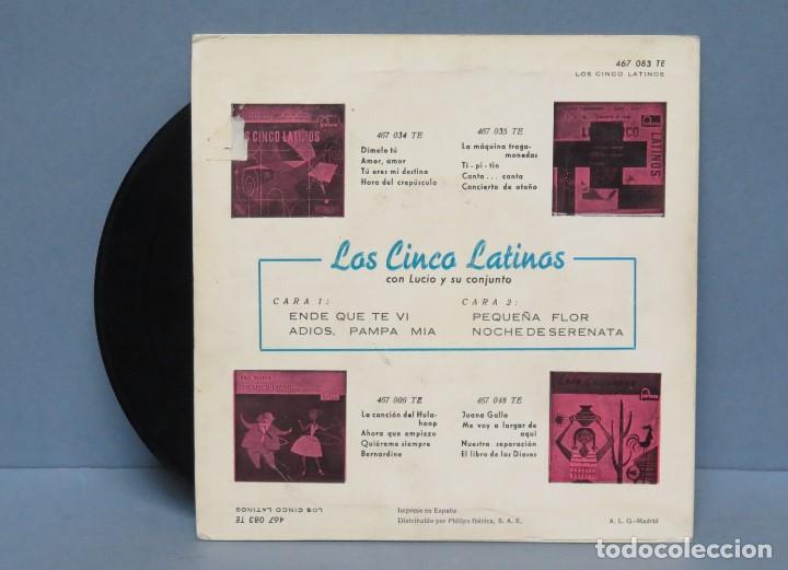 Discos de vinilo: EP. LOS CINCO LATINOS. ENDE QUE TE VI + 3 - Foto 2