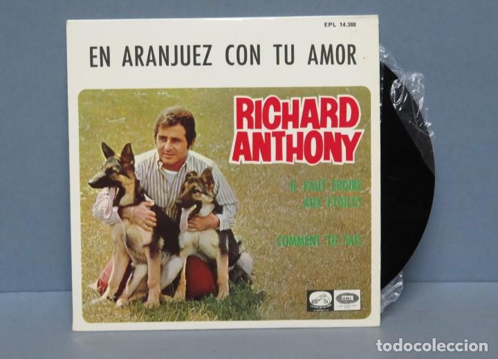 Discos de vinilo: EP. RICHARD ANTHONY. EN ARANJUEZ CON TU AMOR - Foto 1
