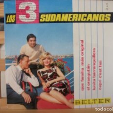 Discos de vinilo: EP DE LOS 3 SUDAMERICANOS , CAPRI C´EST FINI + 3 (1965), MUY BIEN