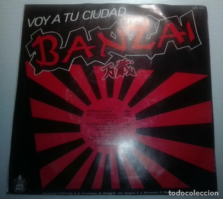 Discos de vinilo: BANZAI VOY A TU CIUDAD - Foto 1