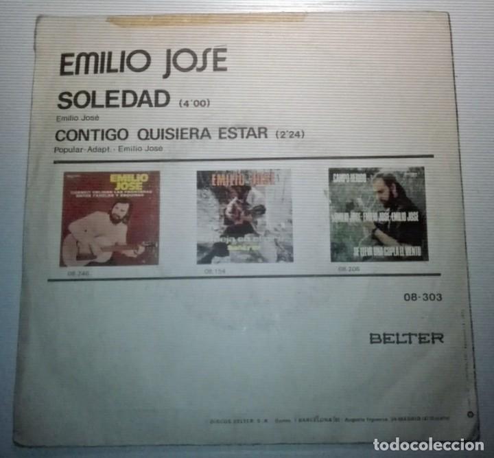Discos de vinilo: EMILIO JOSE - SOLEDAD - - Foto 2