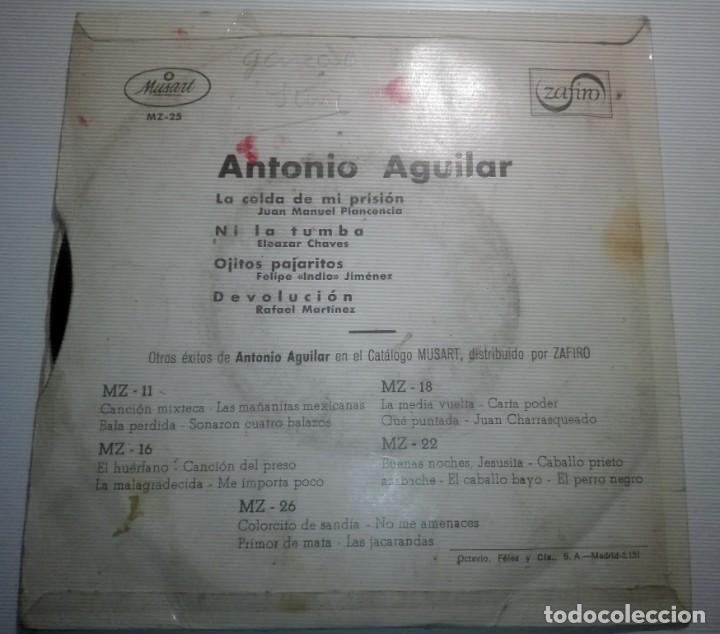 Discos de vinilo: ANTONIO AGUILAR - LA CELDA DE MI PRISION - - Foto 2