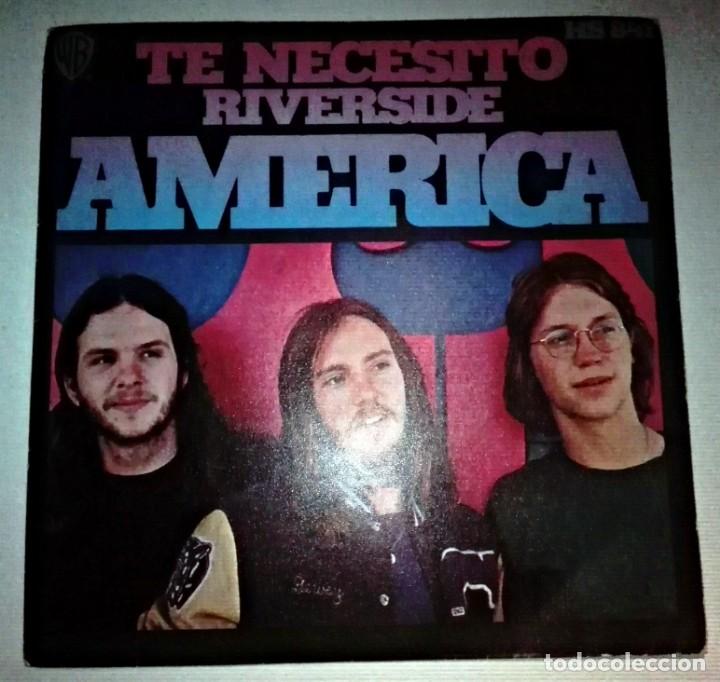 Discos de vinilo: AMERICA - TE NECESITO - RIVERSIDE - - Foto 1