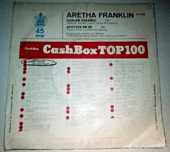 Discos de vinilo: AARETHA FRANKLIN - HARLEM ESPA&Ntilde;OL - - Foto 2
