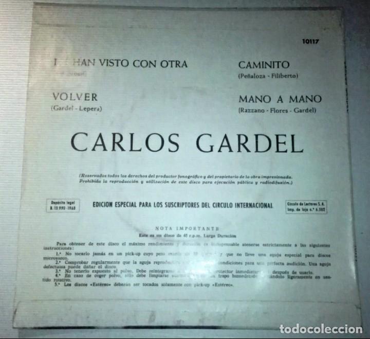 Discos de vinilo: CARLOS GARDEL - VOLVER - - Foto 2