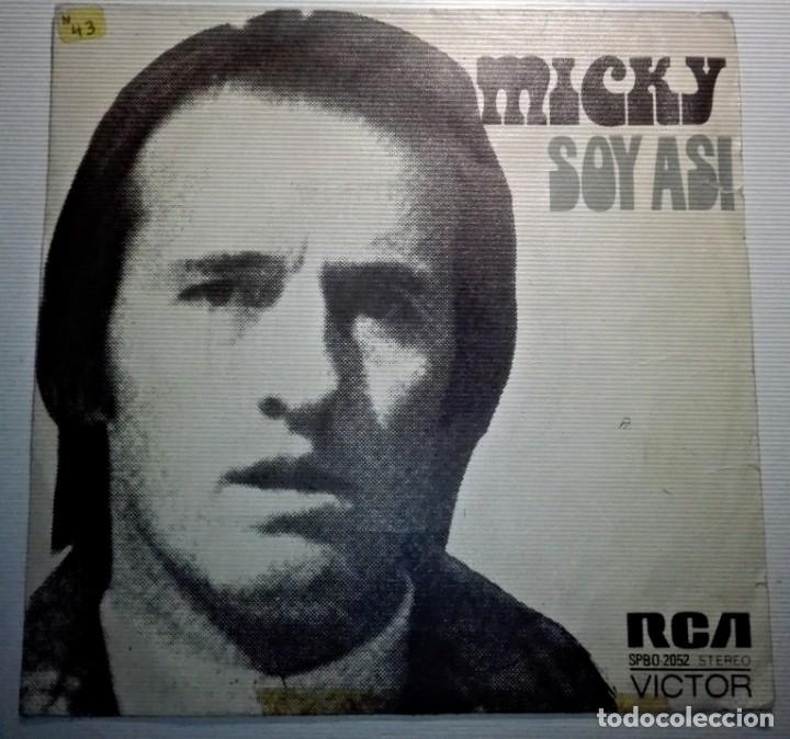 Discos de vinilo: MICKY - SOY ASI - - Foto 1