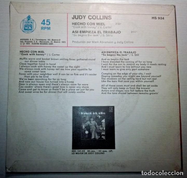 Discos de vinilo: JUDY COLLINS - HECHO CON MIEL - - Foto 2
