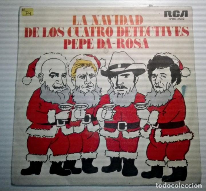 Discos de vinilo: PEPE DA ROSA LA NAVIDAD DE LOS CUATRO DETECTIVES - Foto 1