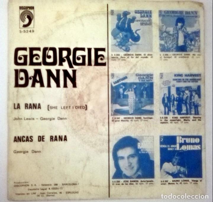 Discos de vinilo: GEORGIE DANN - LA RANA - - Foto 2
