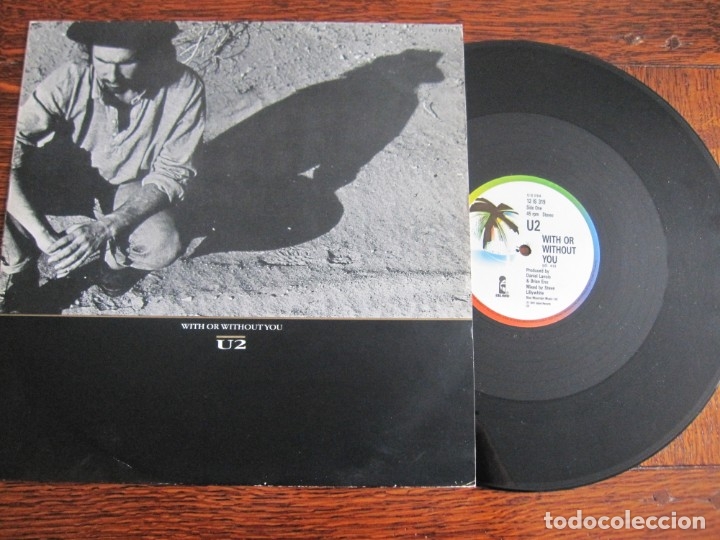Discos de vinilo: U2 `With or Without you` 1987. MAXI 12&acute;&acute; - Foto 1