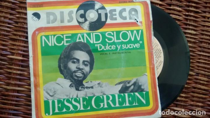 Discos de vinilo: SINGLE (VINILO) DE JESSE GREEN A&Ntilde;OS 70 - Foto 1
