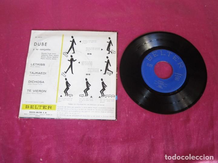 Discos de vinilo: DUBE Y SU CONJUNTO - BAILE EL LETKISS  SINGLE - Foto 2