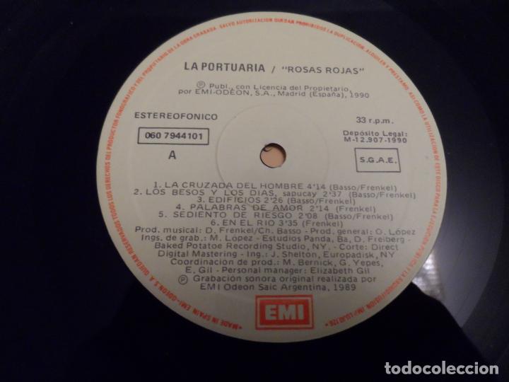 Discos de vinilo: la portuaria - rosas rojas - Foto 3