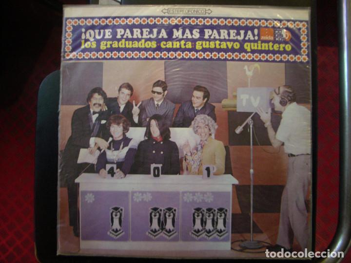 Disques de vinyle: LOS GRADUADOS CONTRA GUSTAVO QUINTERO- &iexcl;QUE PAREJA MAS PAREJA! LP