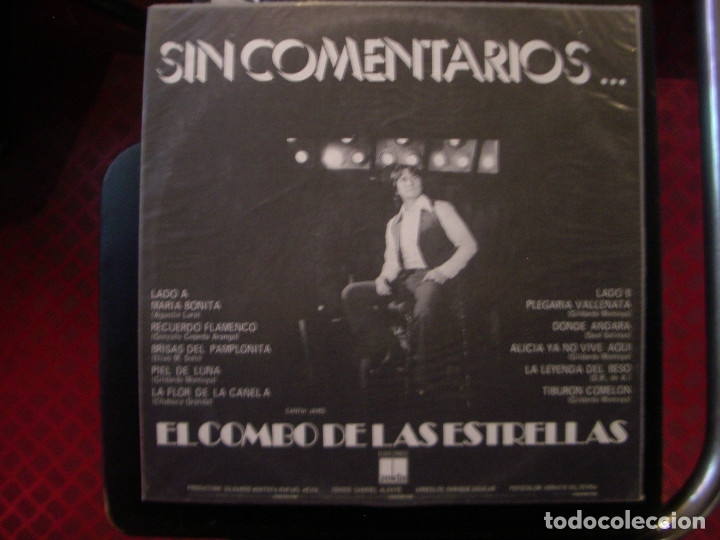 Discos de vinilo: EL COMBO DE LAS ESTRELLAS- SIN COMENTARIOS... LP - Foto 2