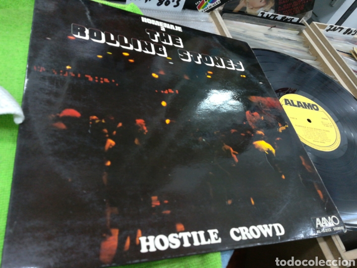 Discos de vinilo: Hostile crowd lp homenaje a the rolling stones espa&ntilde;a 1973
