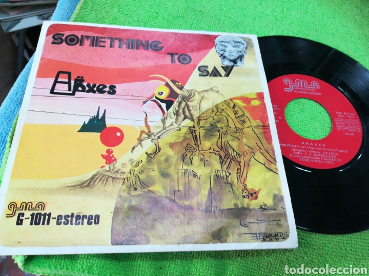 Discos de vinilo: Araxes single something to say 1973 - Foto 1