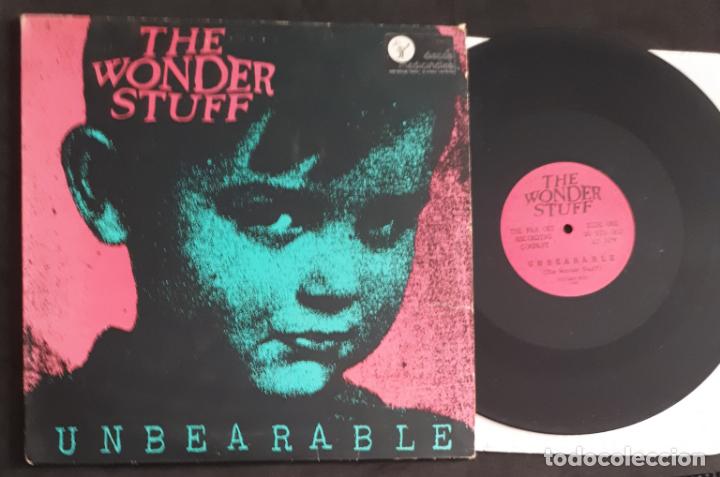 Discos de vinilo: maxi disco vinilo 12  The Wonder Stuff Unbearable de 1987 - Foto 1