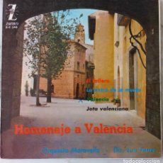 Discos de vinilo: ORQUESTA MARAVELLA, HOMENAJE A VALENCIA. EP. Lote 146261434