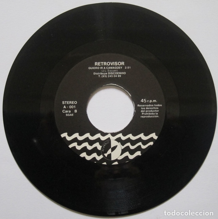 Discos de vinilo: RETROVISOR. SINGLE ORIGINAL 1983 - Foto 3