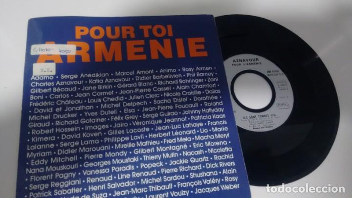 Discos de vinilo: SINGLE (VINILO) DE  CHARLES AZNAVOUR A&Ntilde;OS 80 - Foto 1