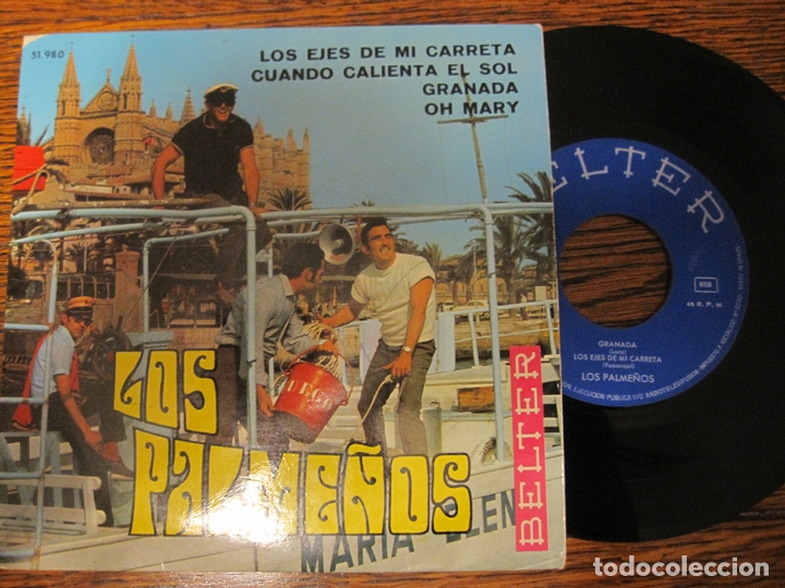Discos de vinilo: LOS PALME&Ntilde;OS `Los Ejes de mi Carreta` 1969 - Foto 1