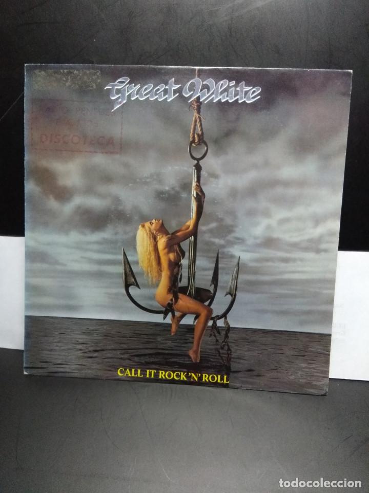 Discos de vinilo: SG GREAT WHITE : CALL IT ROCK AND ROLL - Foto 1