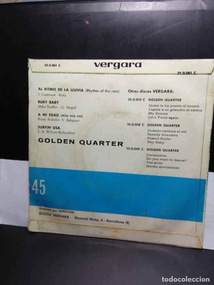 Discos de vinilo: EP GOLDEN QUARTER : AL RITMO DE LA LLUVIA - Foto 2