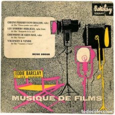 Discos de vinilo: EDDIE BARCLAY ET SON ORCHESTRE - MUSIQUE DE FILMS - EP COLUMBIA SPAIN 1957