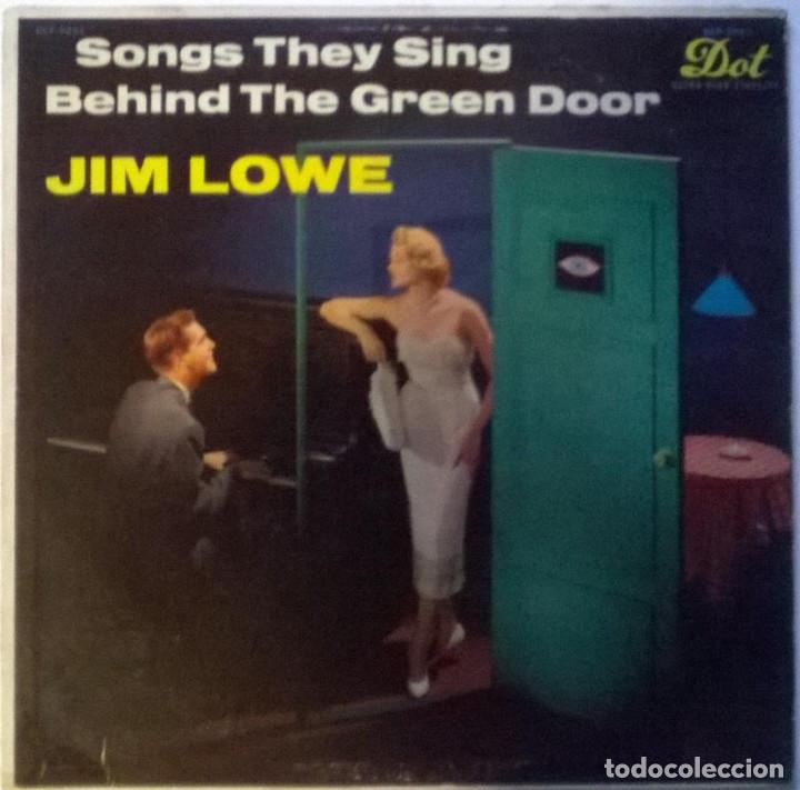 Jim Lowe Songs They Sing Behind The Green Door Dot Usa 1957 Lp Dlp 3051