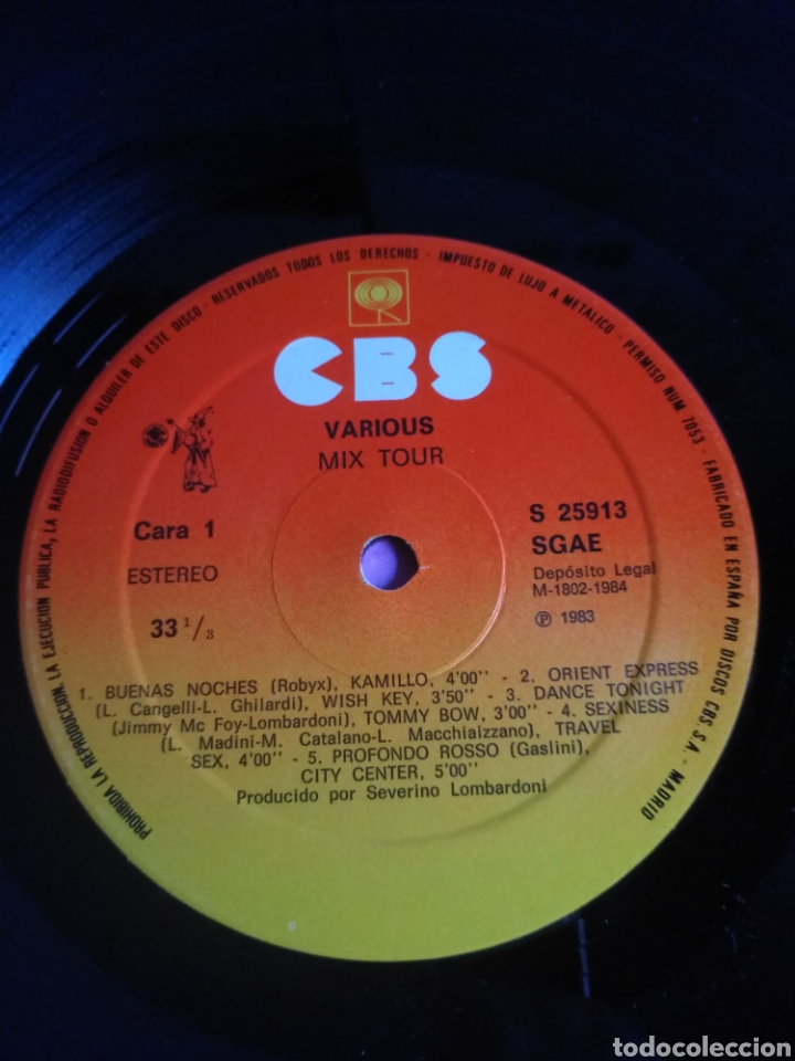 Discos de vinilo: Disco (Mix Tour various) a&ntilde;o 1983 - Foto 3
