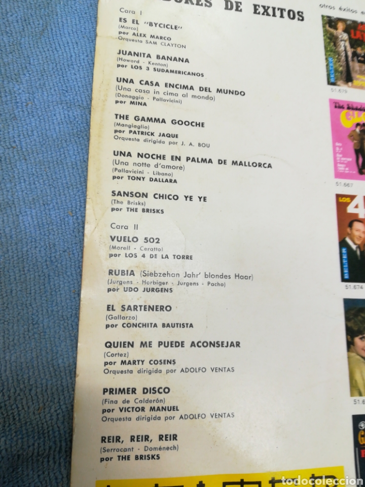 Discos de vinilo: Creadores de &eacute;xitos lp 1966 - Foto 2