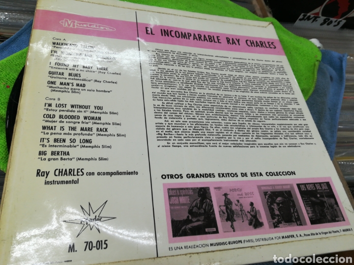 Discos de vinilo: El incomparable ray Charles lp espa&ntilde;a 1966 - Foto 2